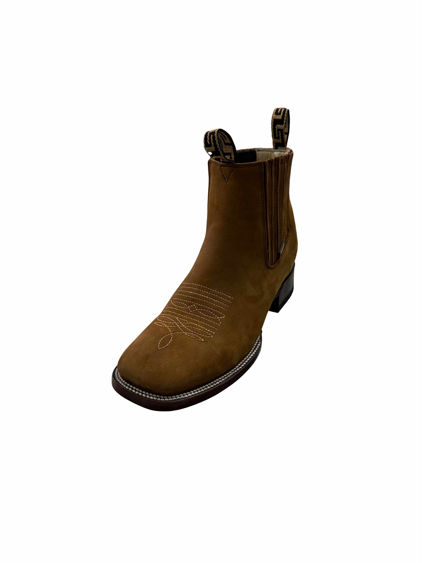 Botin miel de piel de res