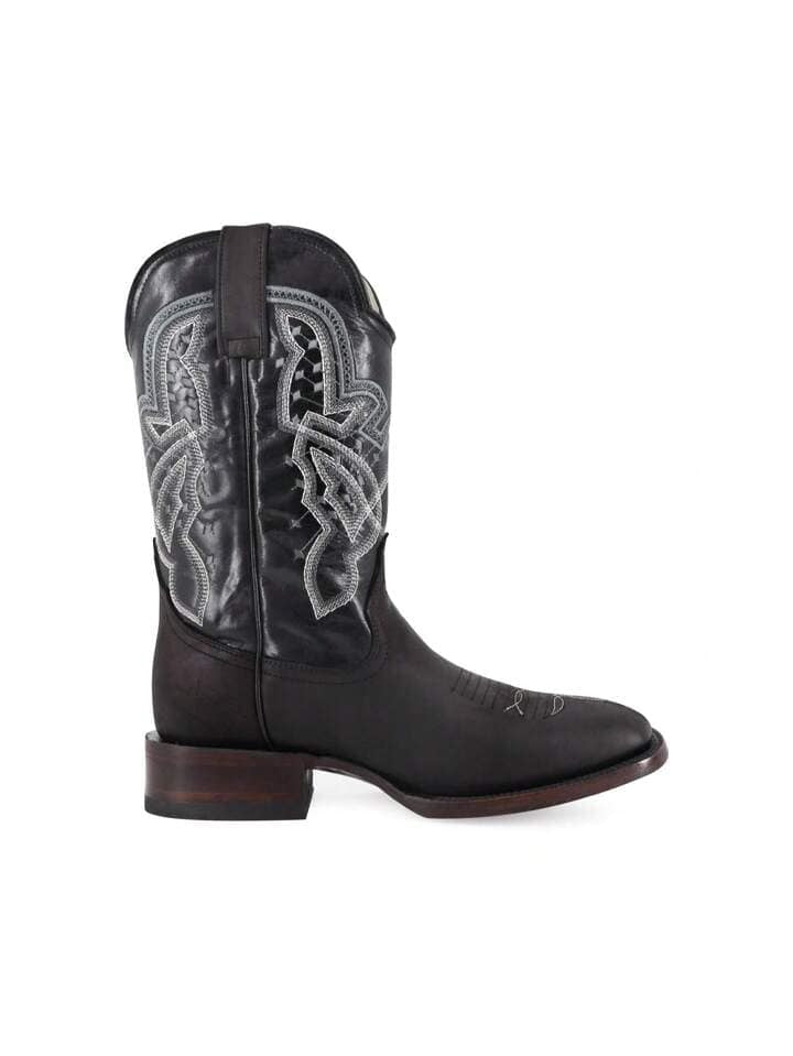 Bota Vaquera Bulldog Crazy Negro Hombre