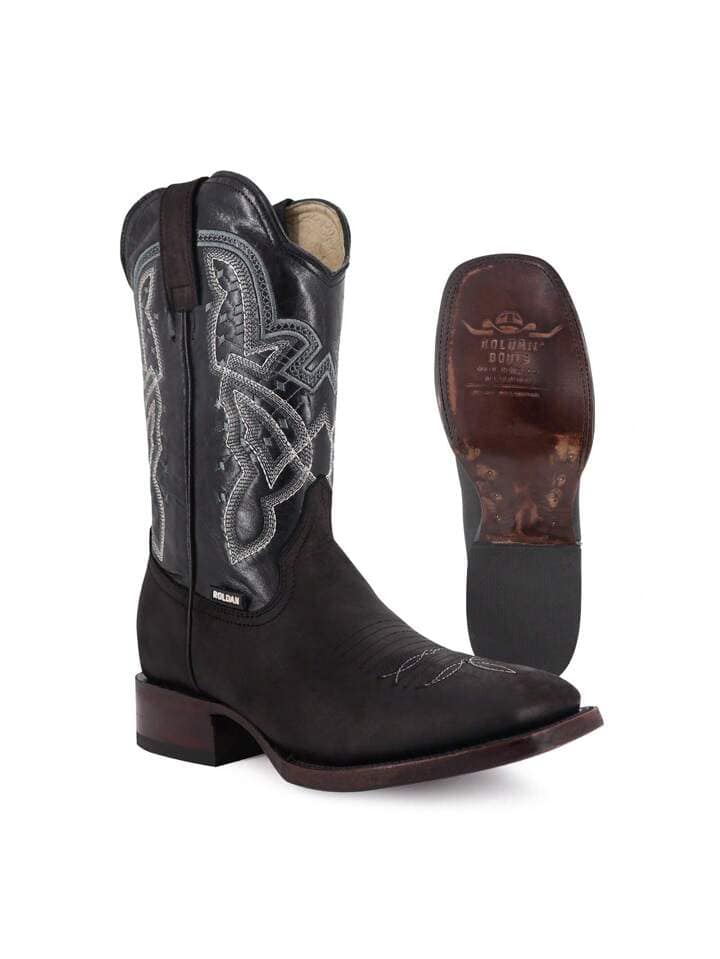 Bota Vaquera Bulldog Crazy Negro Hombre