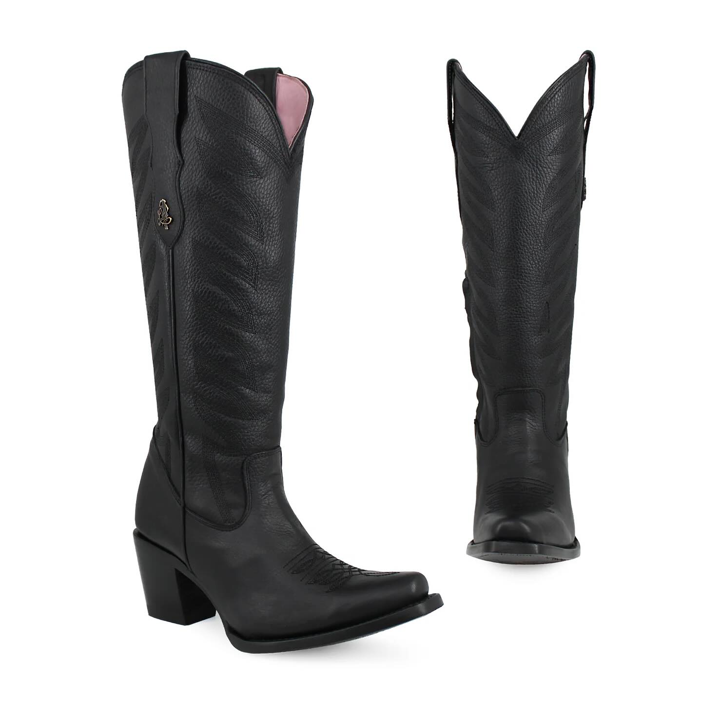 Bota vaquera para dama de piel modelo Bandida