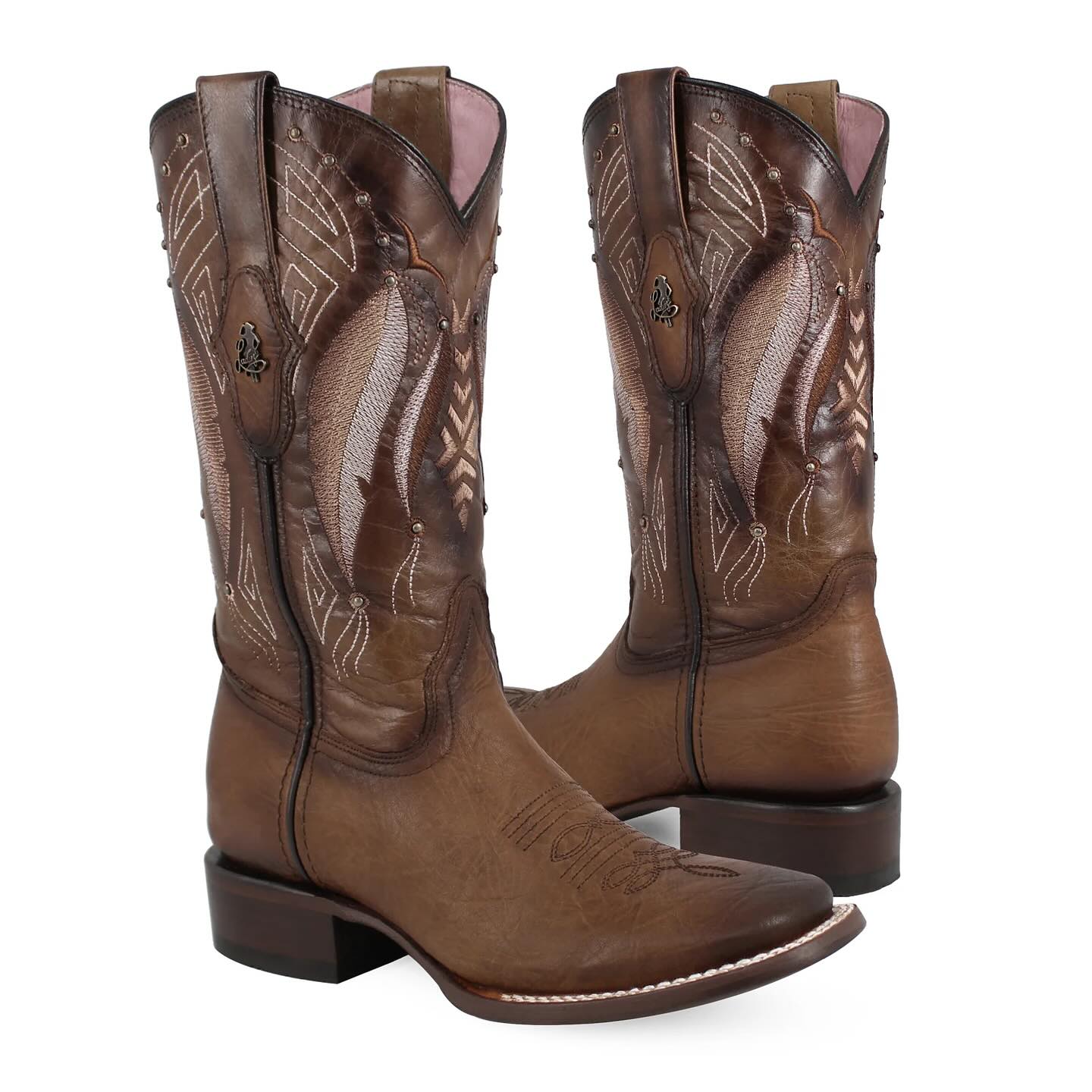 Bota vaquera para dama de piel modelo Tribu