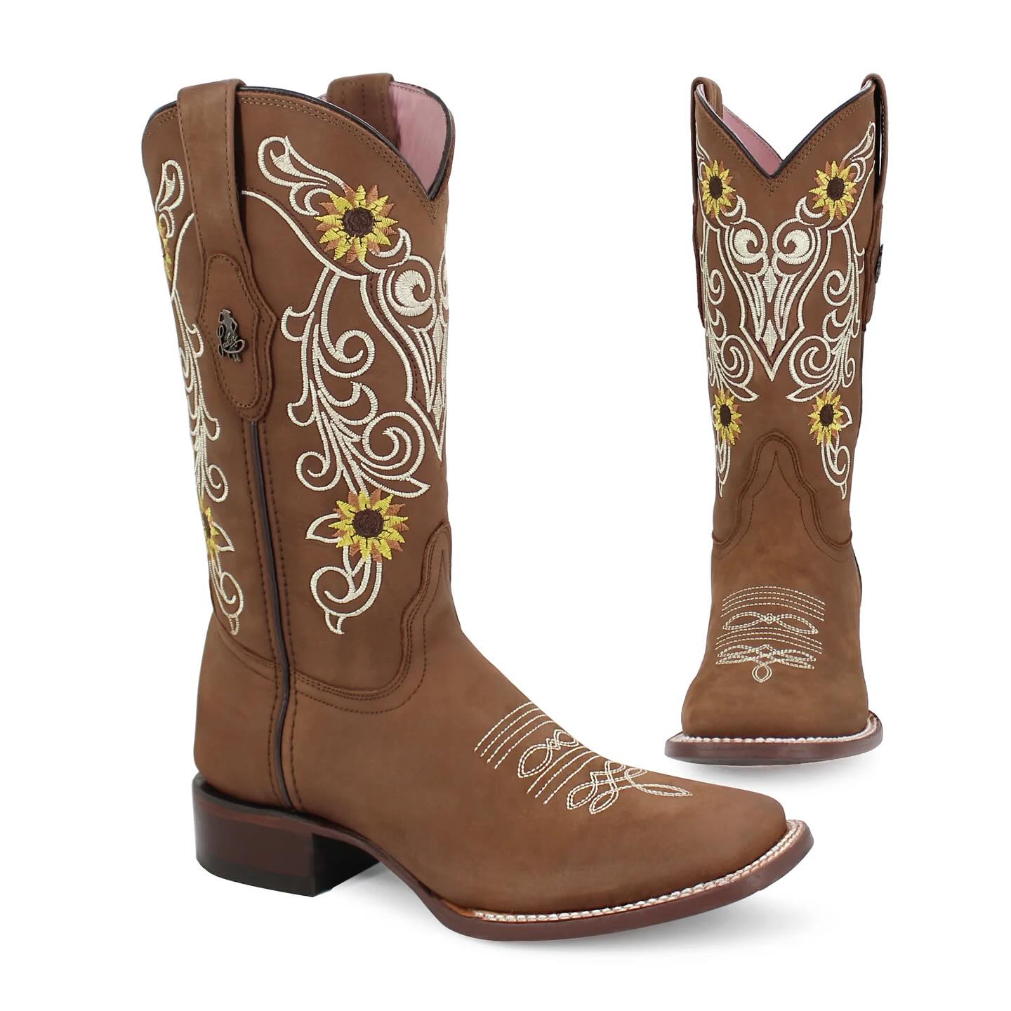 Bota vaquera para dama de piel modelo Marvilla
