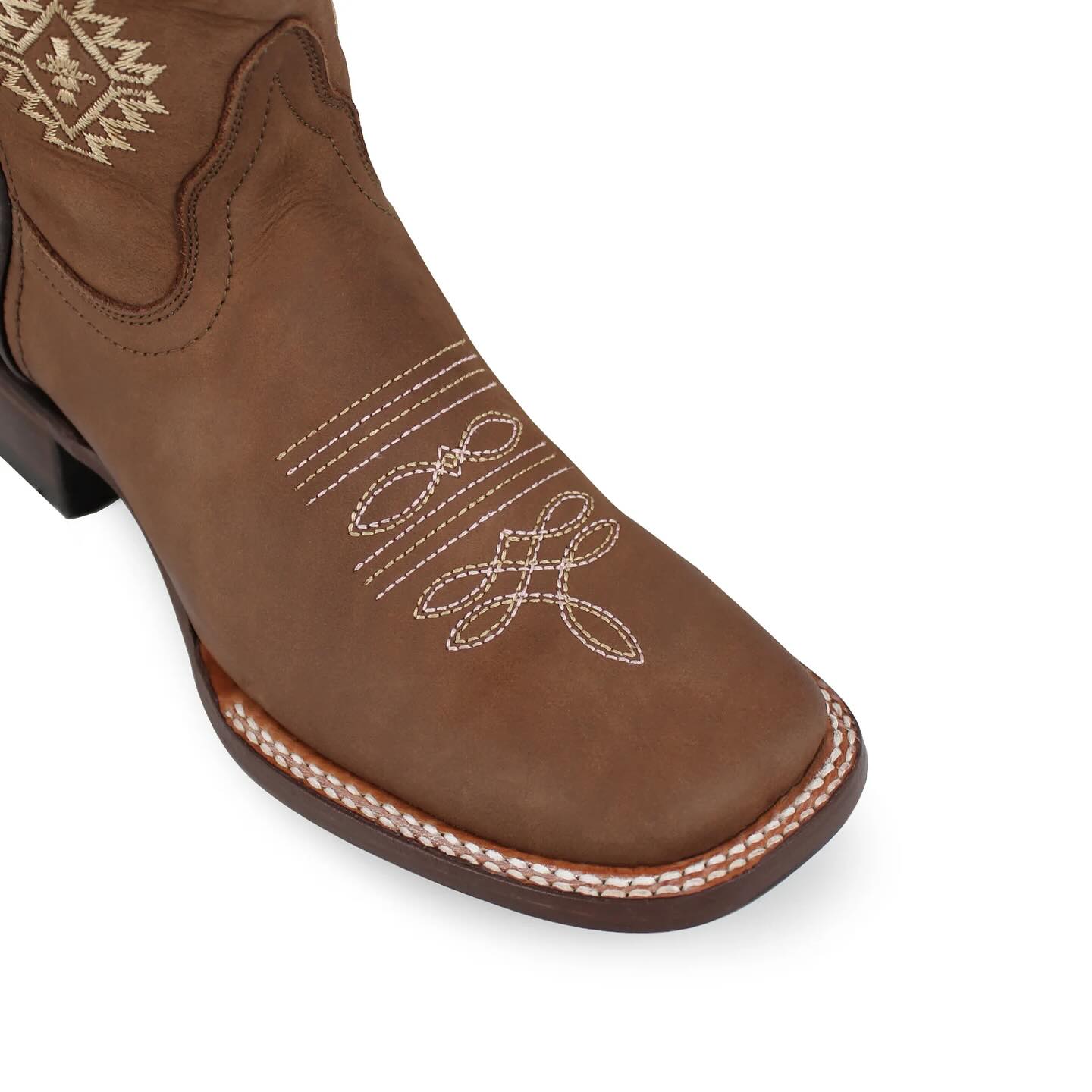 Bota vaquera para dama de piel modelo Altanera miel