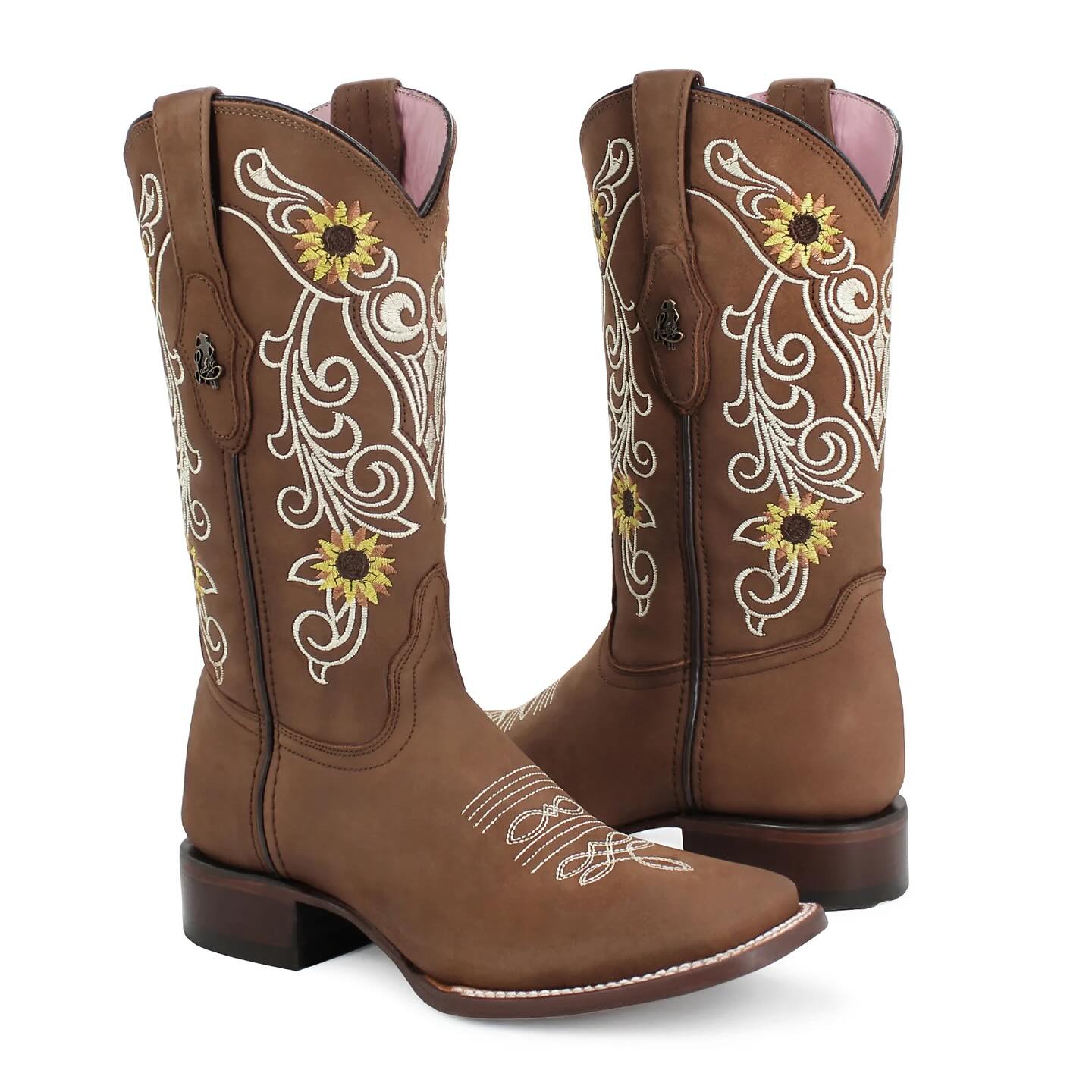 Bota vaquera para dama de piel modelo Marvilla