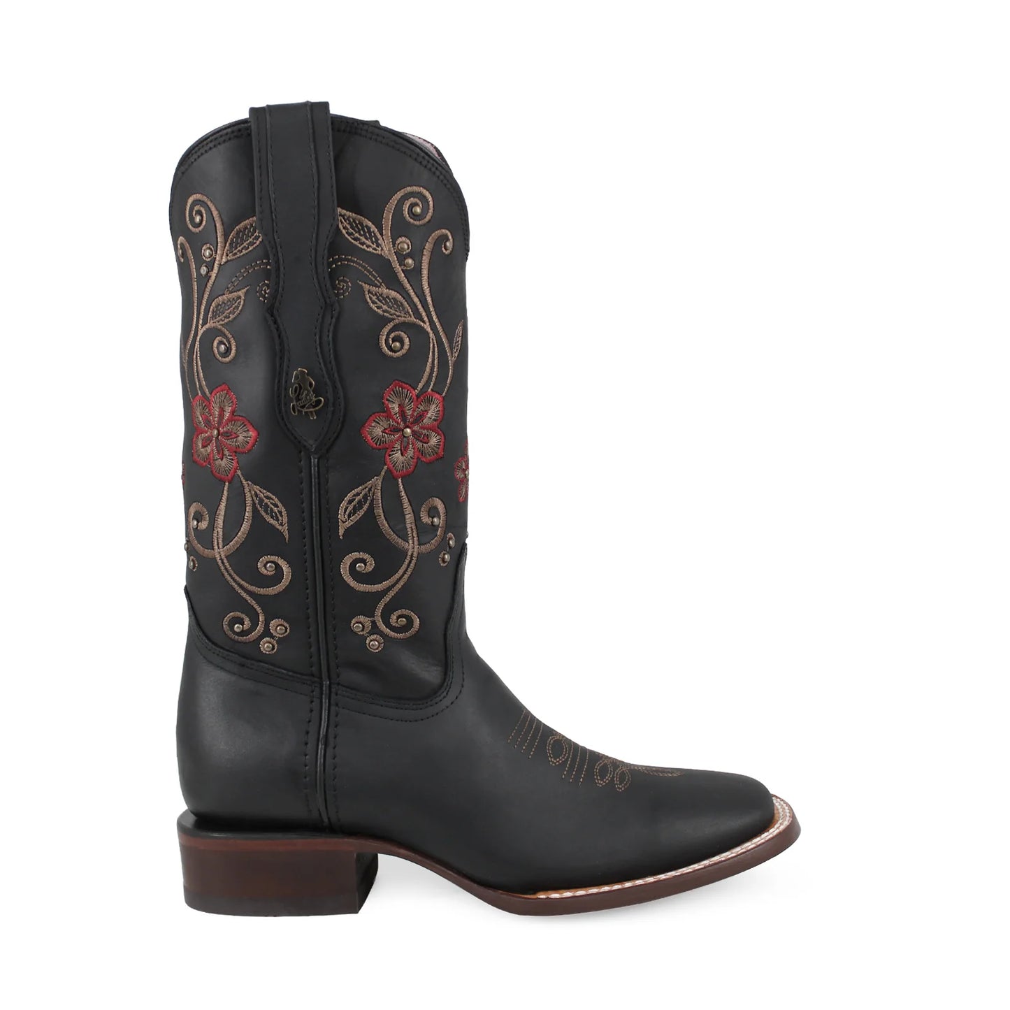 Bota vaquera para dama de piel modelo Adorada