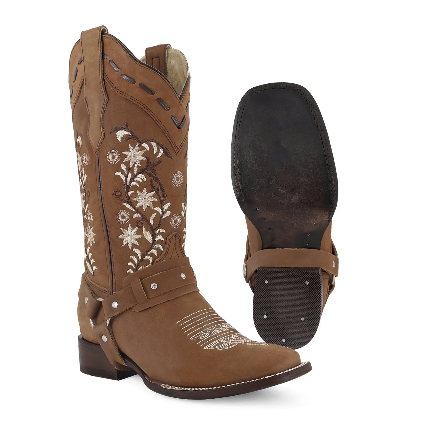 Oferta Bota vaquera para dama de piel modelo Famosa