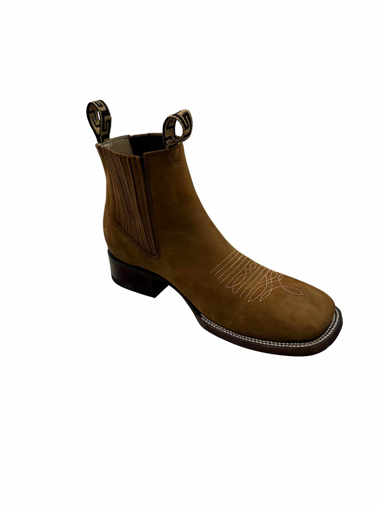 Botin miel de piel de res