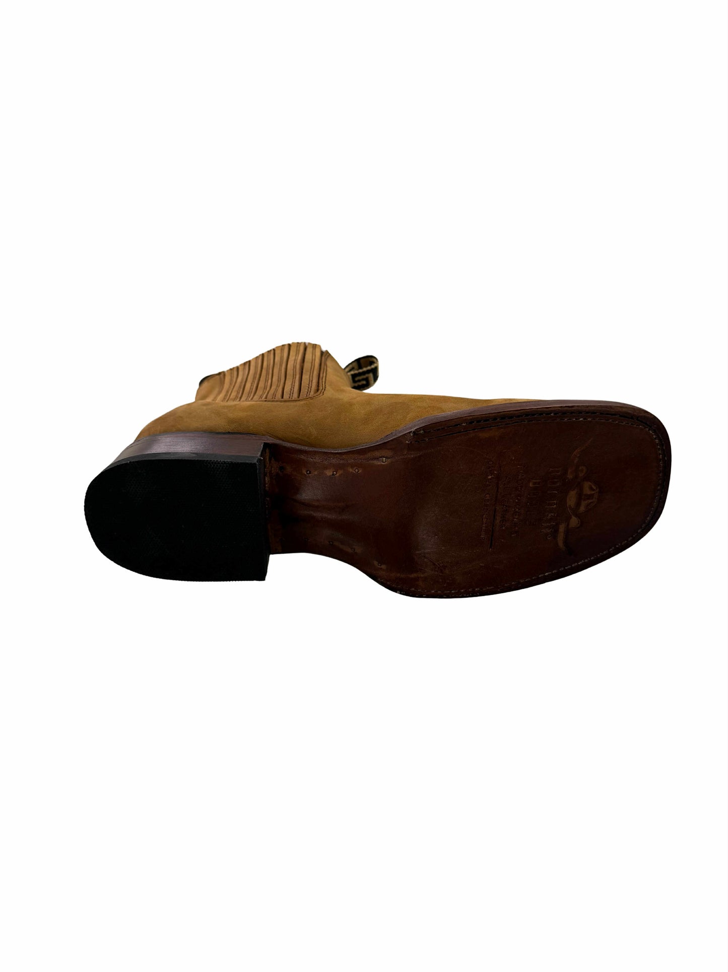 Botin miel de piel de res